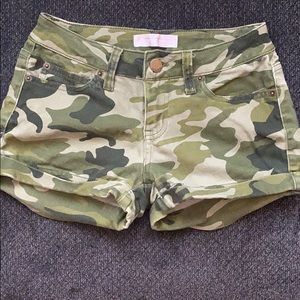 Army fatigue shorts